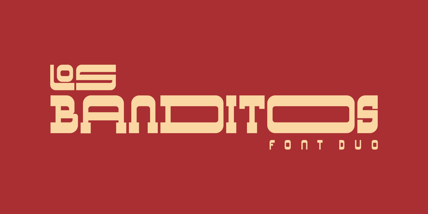 Example font Los Banditos #1